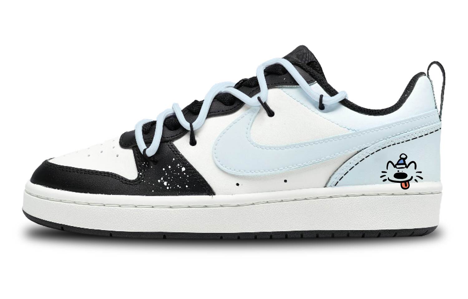 

Кроссовки Nike Court Borough Skateboard Shoes Women's Low-Top White, белый