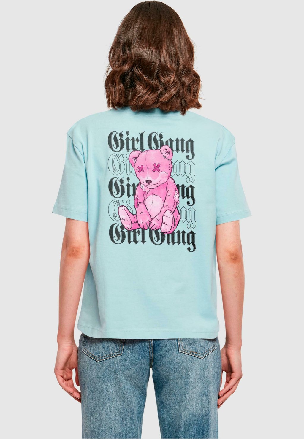 

Футболка с принтом GANG TEE Mister Tee, синий