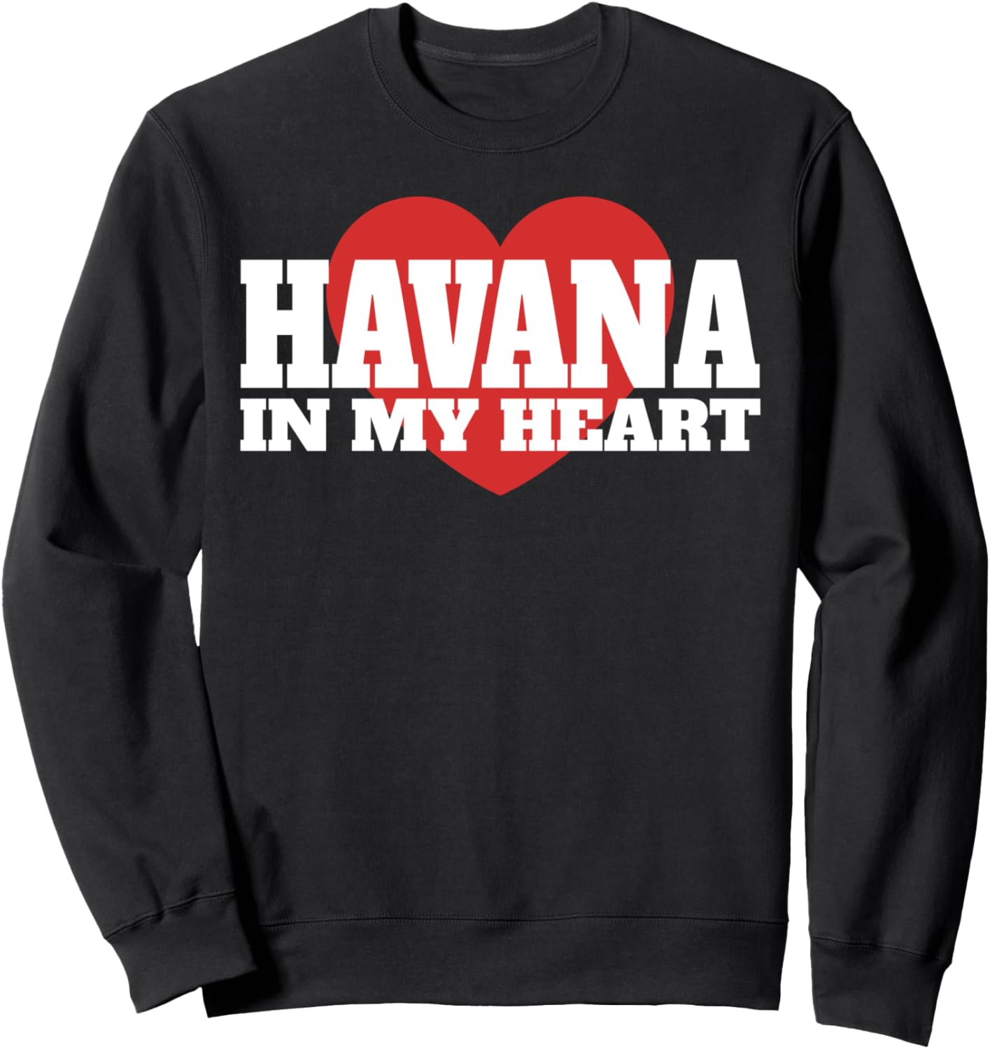 

Гавана в моем сердце - сувенирная толстовка для кубинских туристов Havana In My Heart - Traveler Souvenir, черный