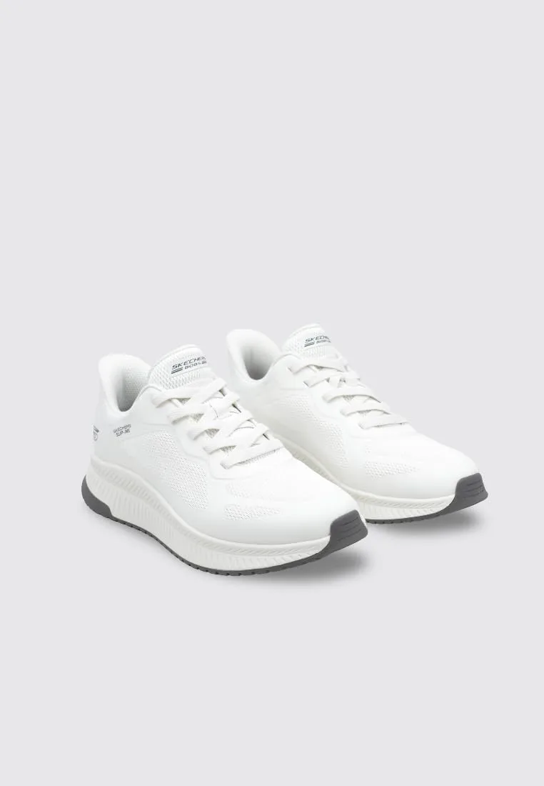 Мужские слипоны Skechers без рук - Bobs Sport Squad Chaos 4, белый — фото 3
