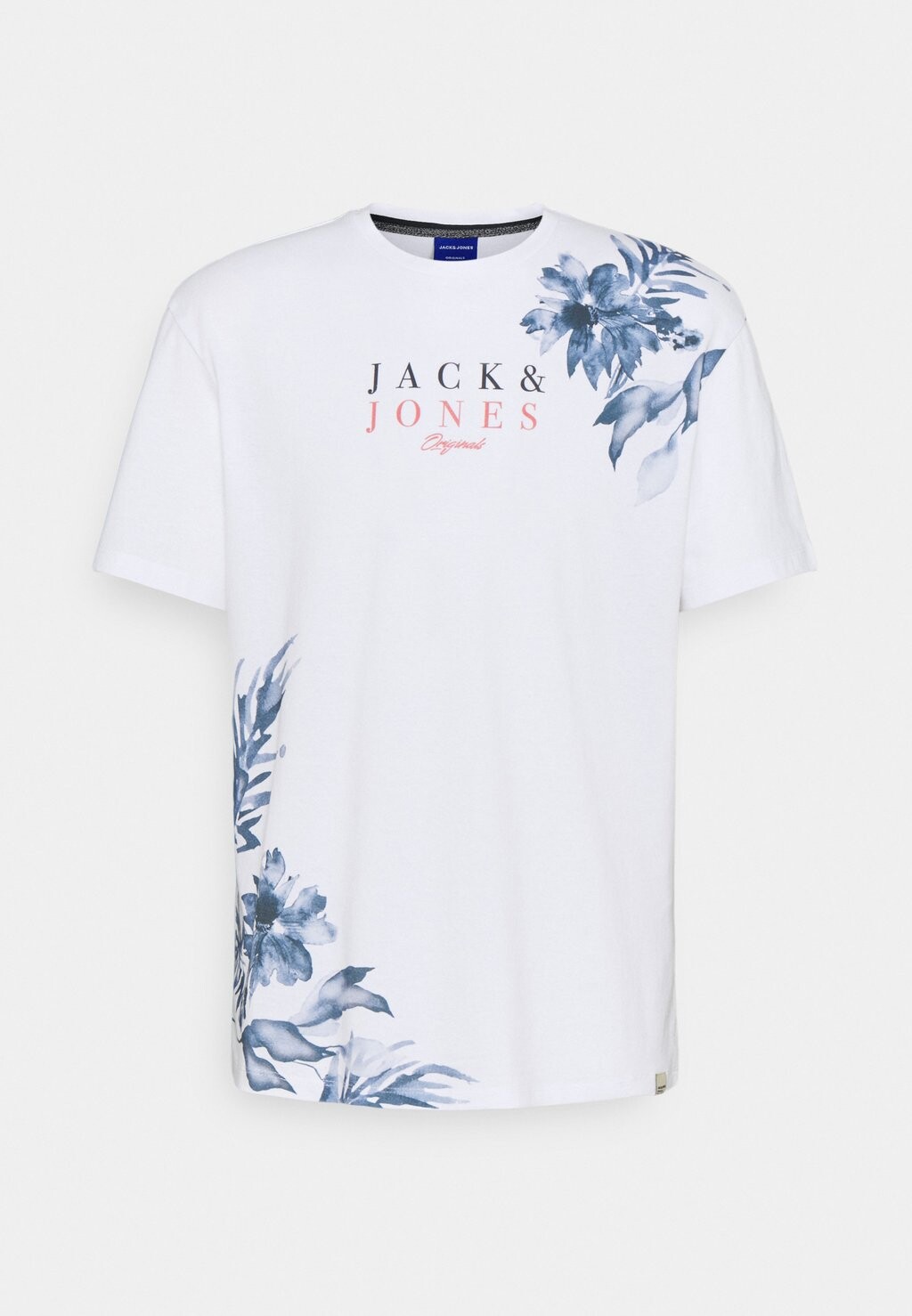 

Футболка с принтом JORCALIFLO TEE CREW NECK Jack & Jones, цвет white