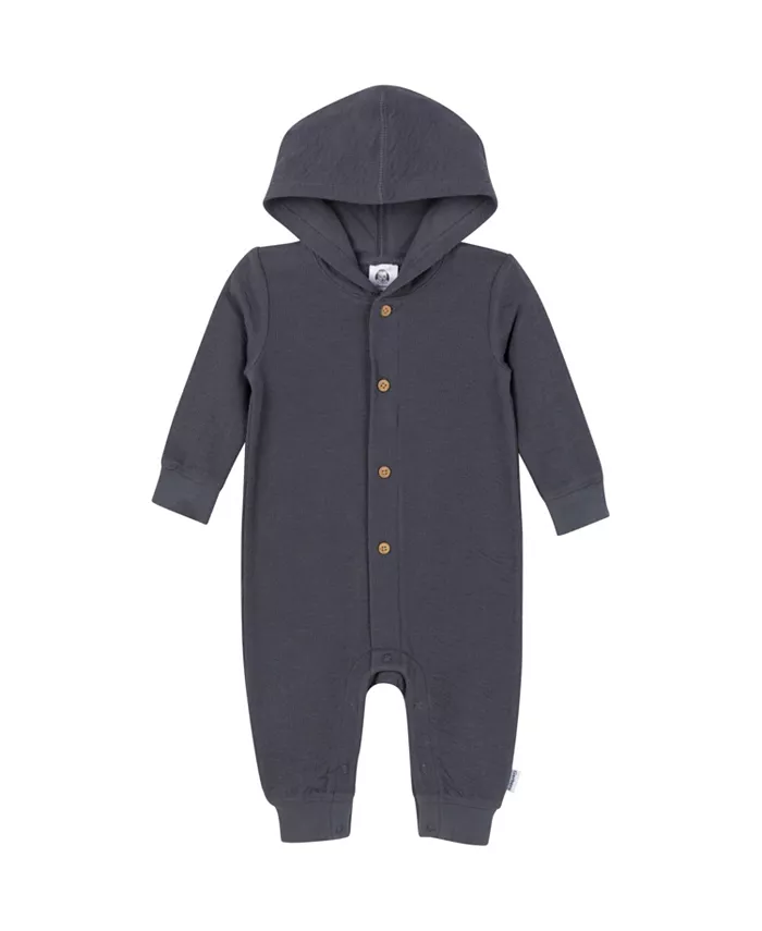 

Детский комбинезон с капюшоном для мальчиков, Charcoal Gerber, серый