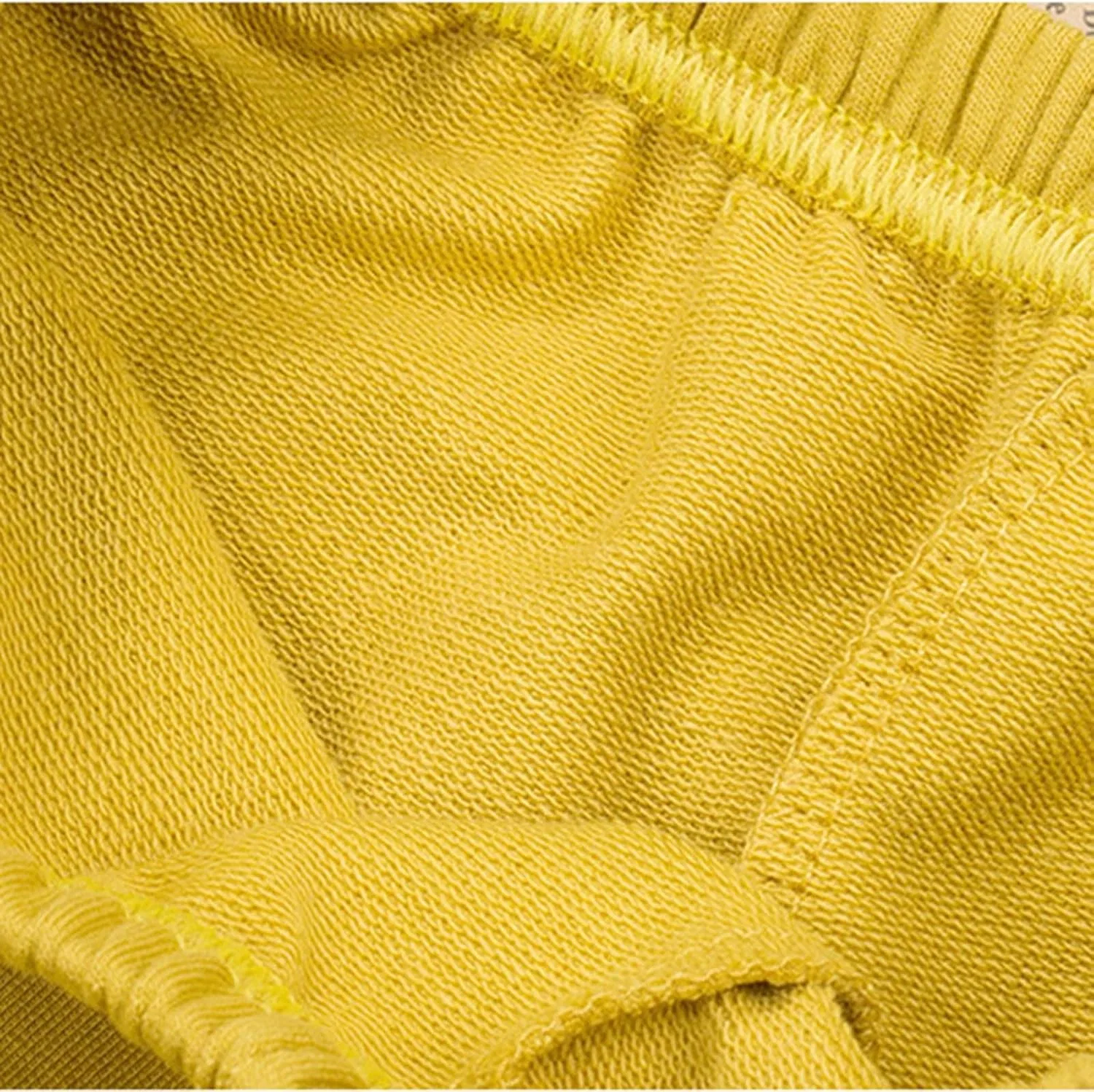 Шорты спортивные детские, Cotton, Zzalalana, желтый — фото 4