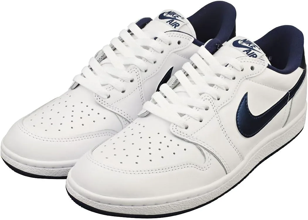 

Nike Air Jordan 1 Low 85 - Summit White / Light Smoke Grey / Neutral, белый/синий