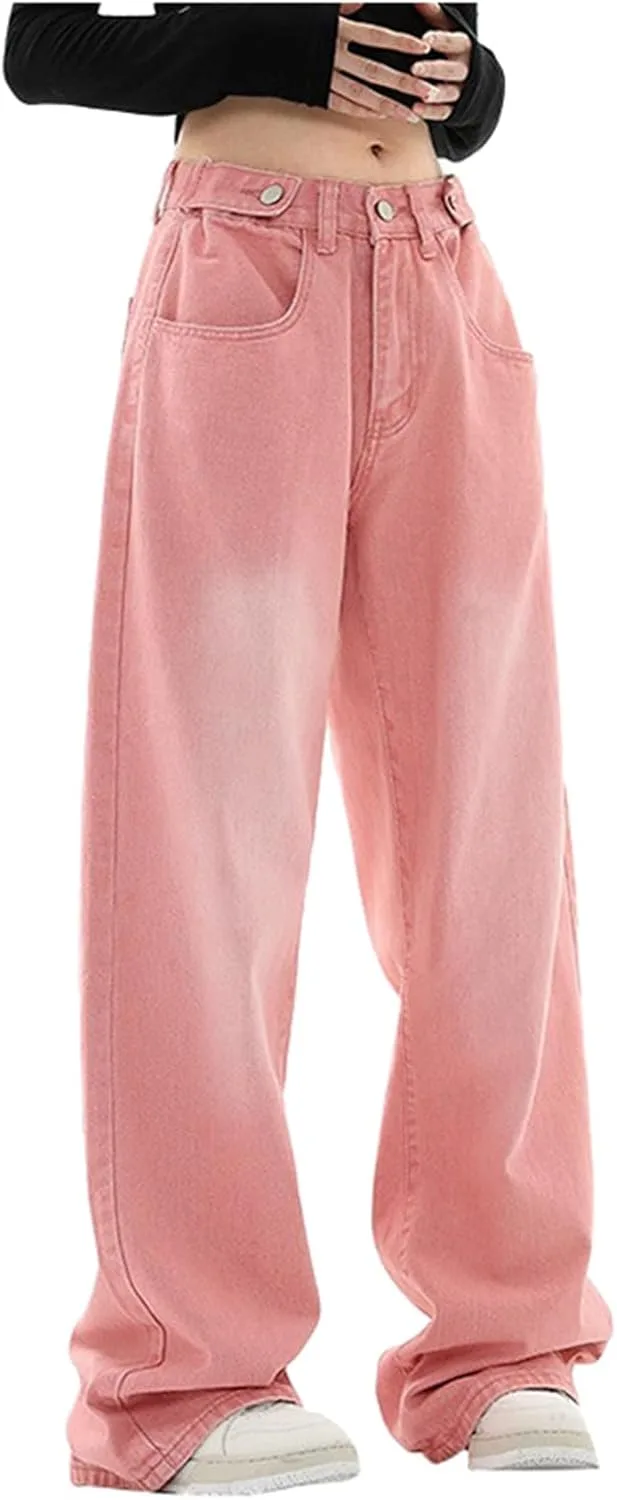 

Женские джинсы Wide Leg High Waisted Baggy Boyfriend