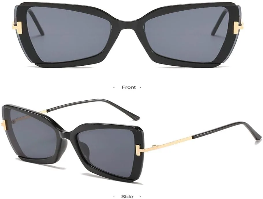 

Женские солнцезащитные очки-бабочки, модные солнцезащитные очки для уличной фотографии на открытом воздухе, очки с защитой от УФ-излучения UV400 KTUCN, C4