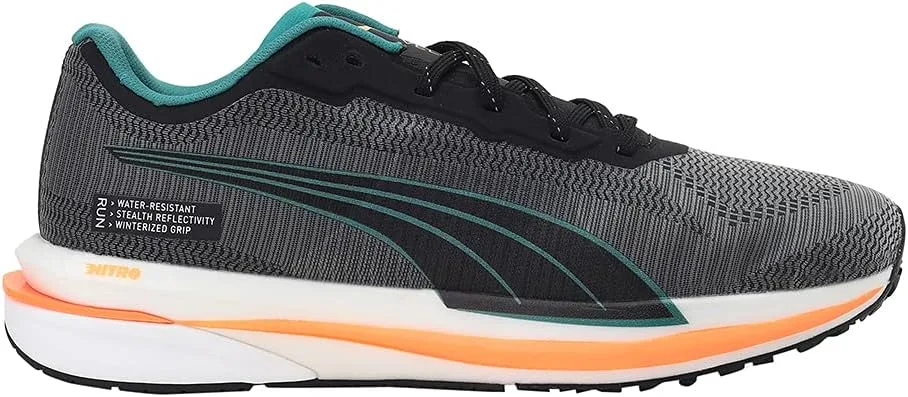 Мужские беговые кроссовки PUMA Velocity Nitro WTR, черный — фото 2