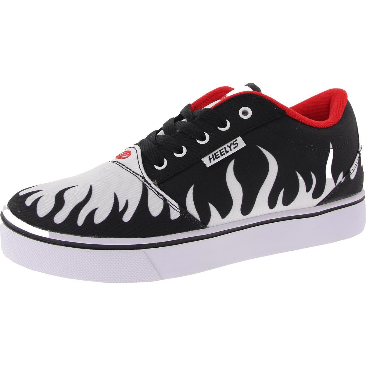 

Мужские повседневные и модные кроссовки на шнуровке Heelys, черный/красный/белый