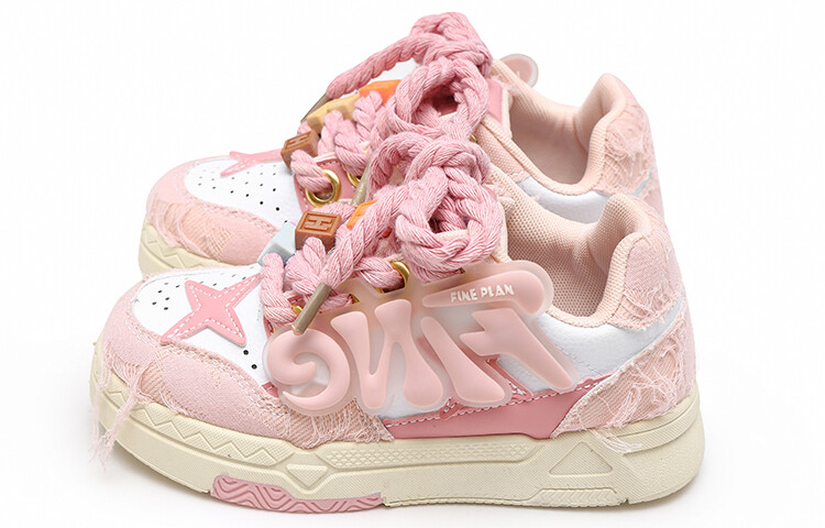 Кроссовки LIANGXIAOJI Kids Lifestyle Shoes Kids Low-top, бежевый — фото 4