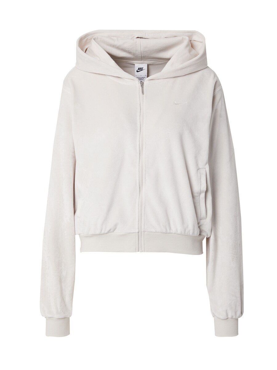 

Толстовка с капюшоном на молнии Nike Sportswear, светло-бежевый