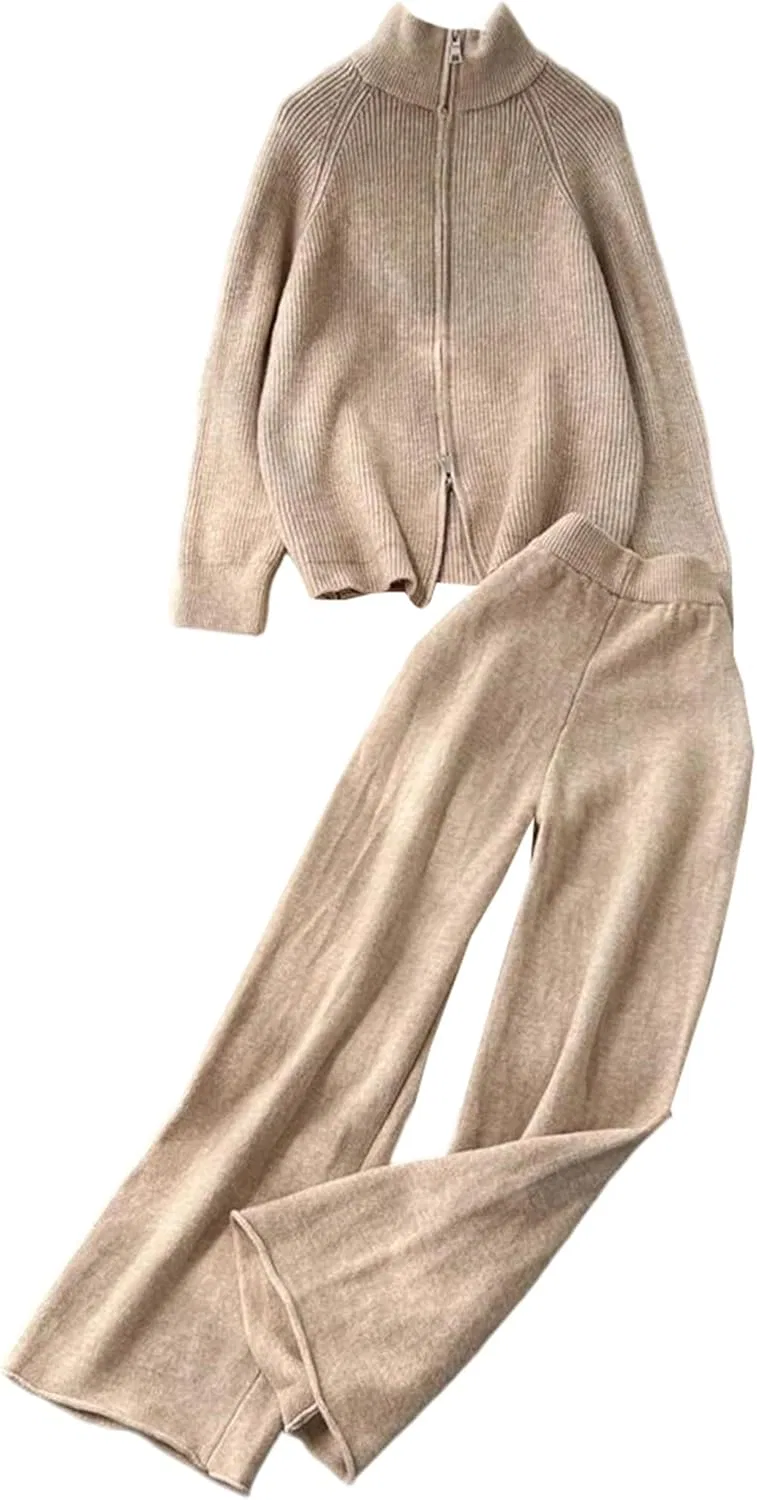 Женский спортивный костюм из трикотажа, Soft, Apricot