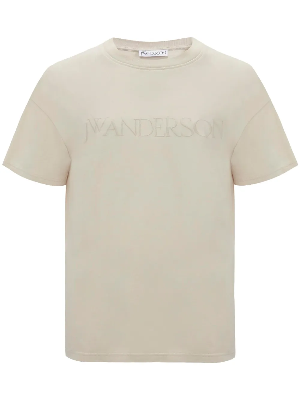 

Футболка с вышитым логотипом JW ANDERSON, нейтральный