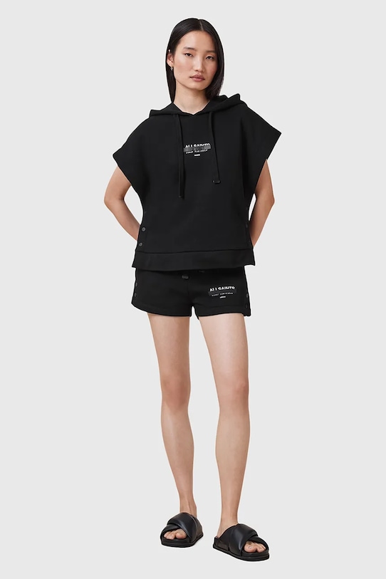 

Хлопковые шорты Sorri Allsaints, черный