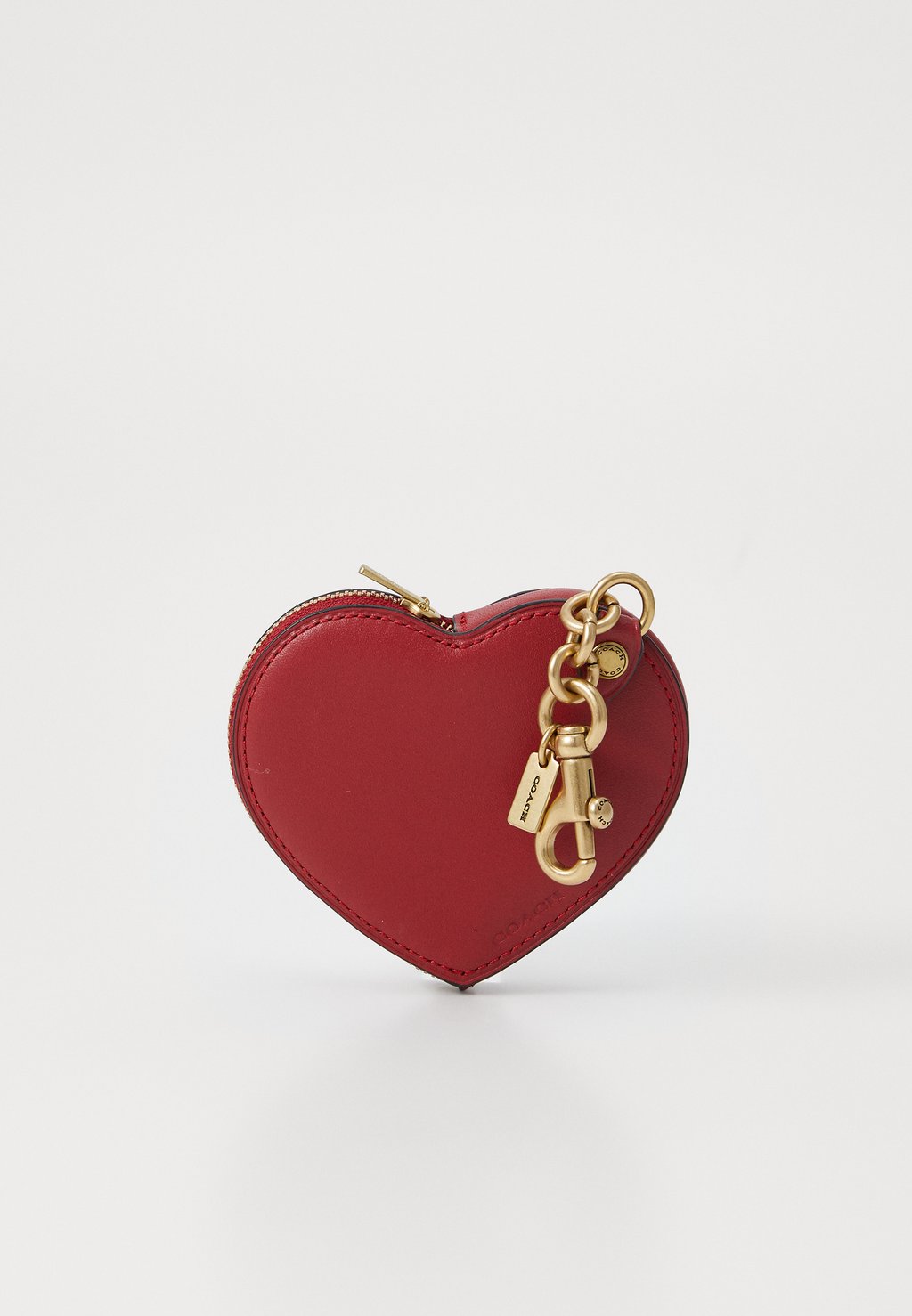 

Кошелек GLOVETANNED HEART COIN PURSE COACH, красный