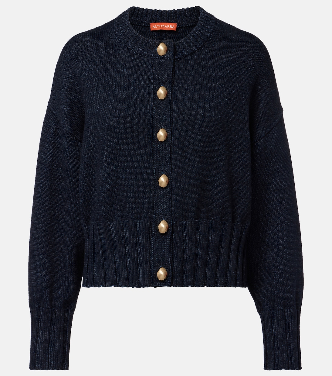 

Лиам кардиган из хлопка и шелка Altuzarra, Berry Blue