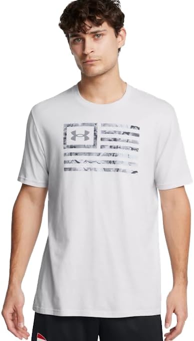 

Футболка с коротким рукавом Under Armour Freedom Graphic, (014) Halo Gray/Steel