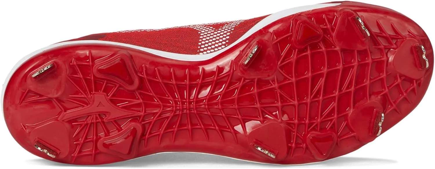 Гимнастические кроссовки Mizuno Dominant 4 для мужчин, белый/красный — фото 4