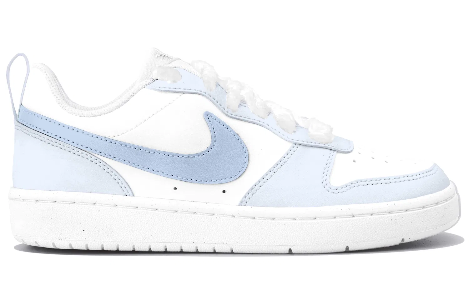 Кроссовки детские Nike Court Borough Blue Seal Low Top синие — фото 3