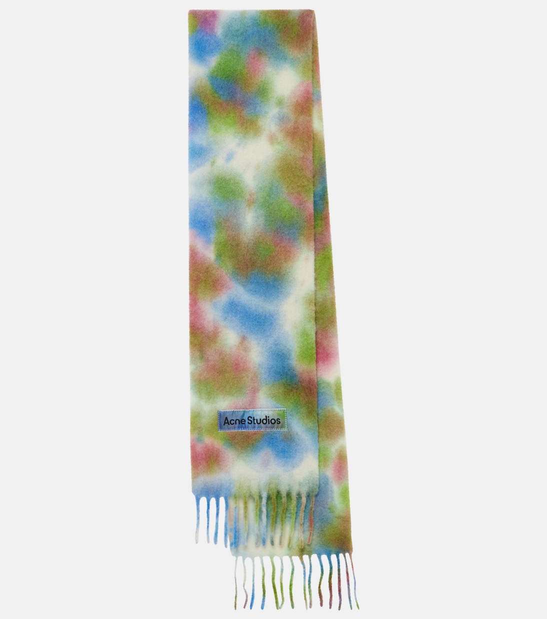 

Шарф из смеси альпаки, шерсти и мохера Acne Studios, Green Multi