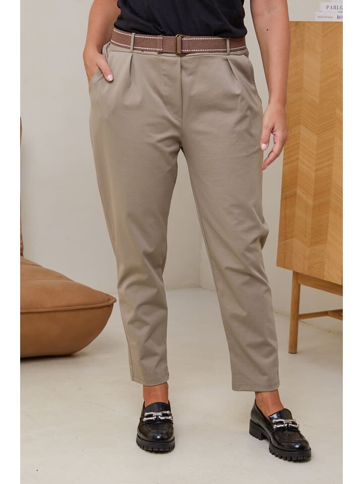 

Тканевые брюки Curvy Lady Hose, бежевый