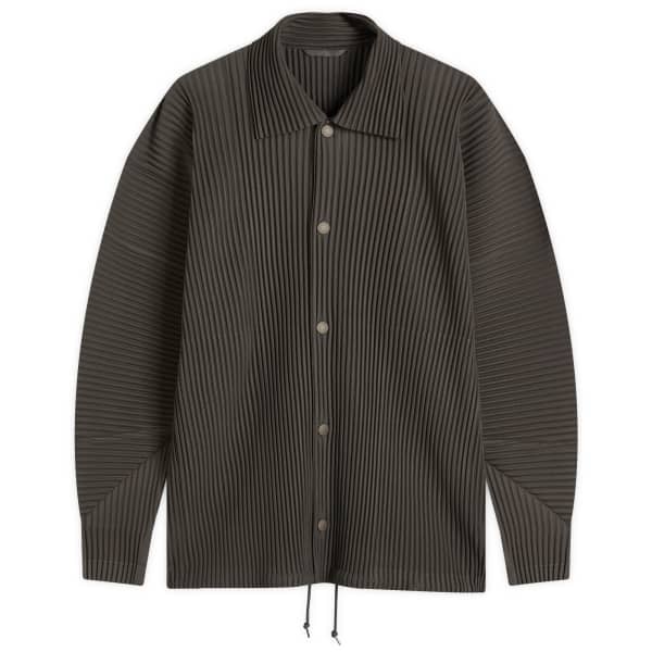 

Плиссированная куртка тренера Homme Plissé Issey Miyake, серый
