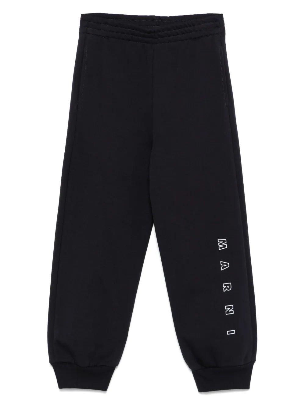 

Спортивные брюки с вышитым логотипом Marni Kids, синий