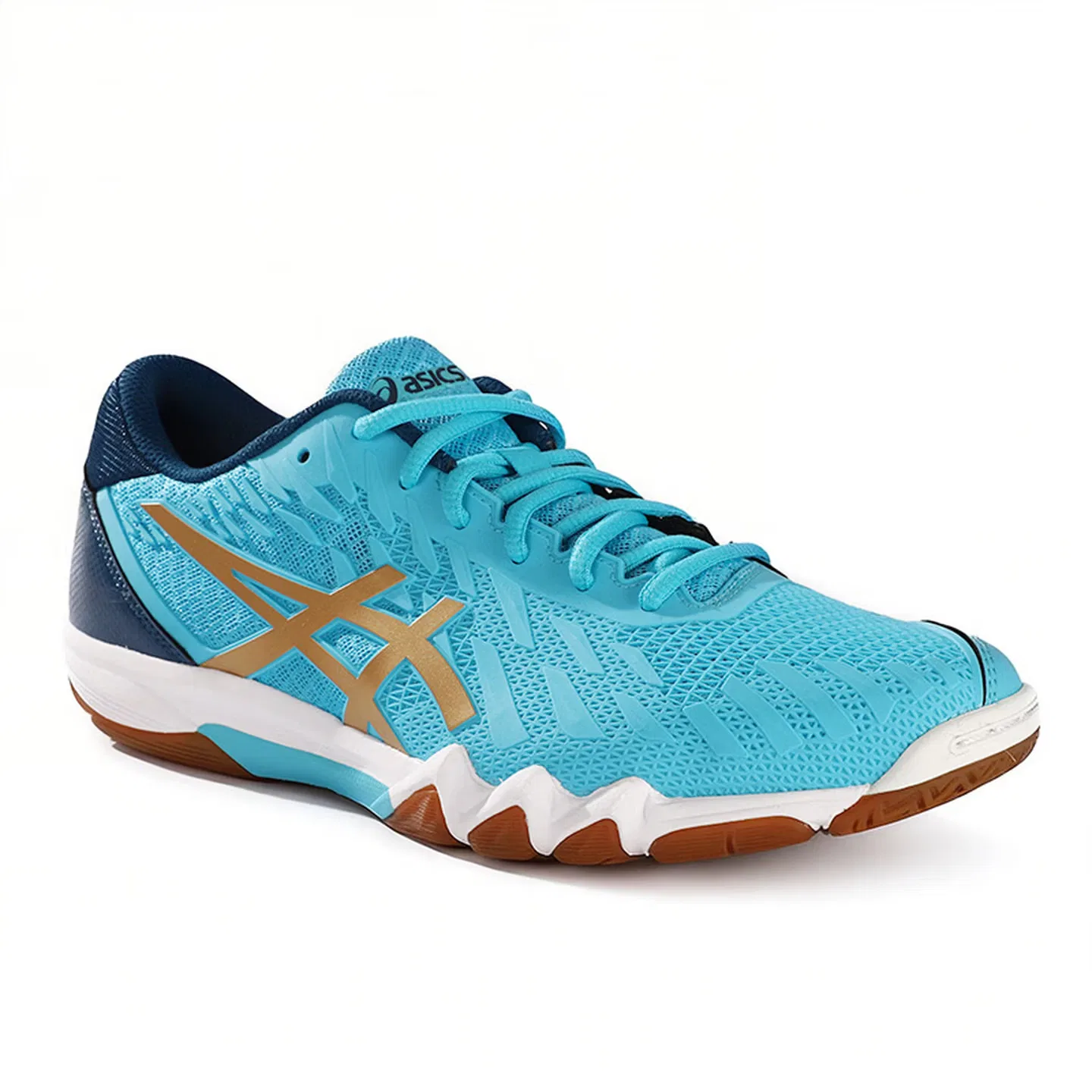 Кроссовки для настольного тенниса ASICS Attack Bladelyte 4 синие — фото 4