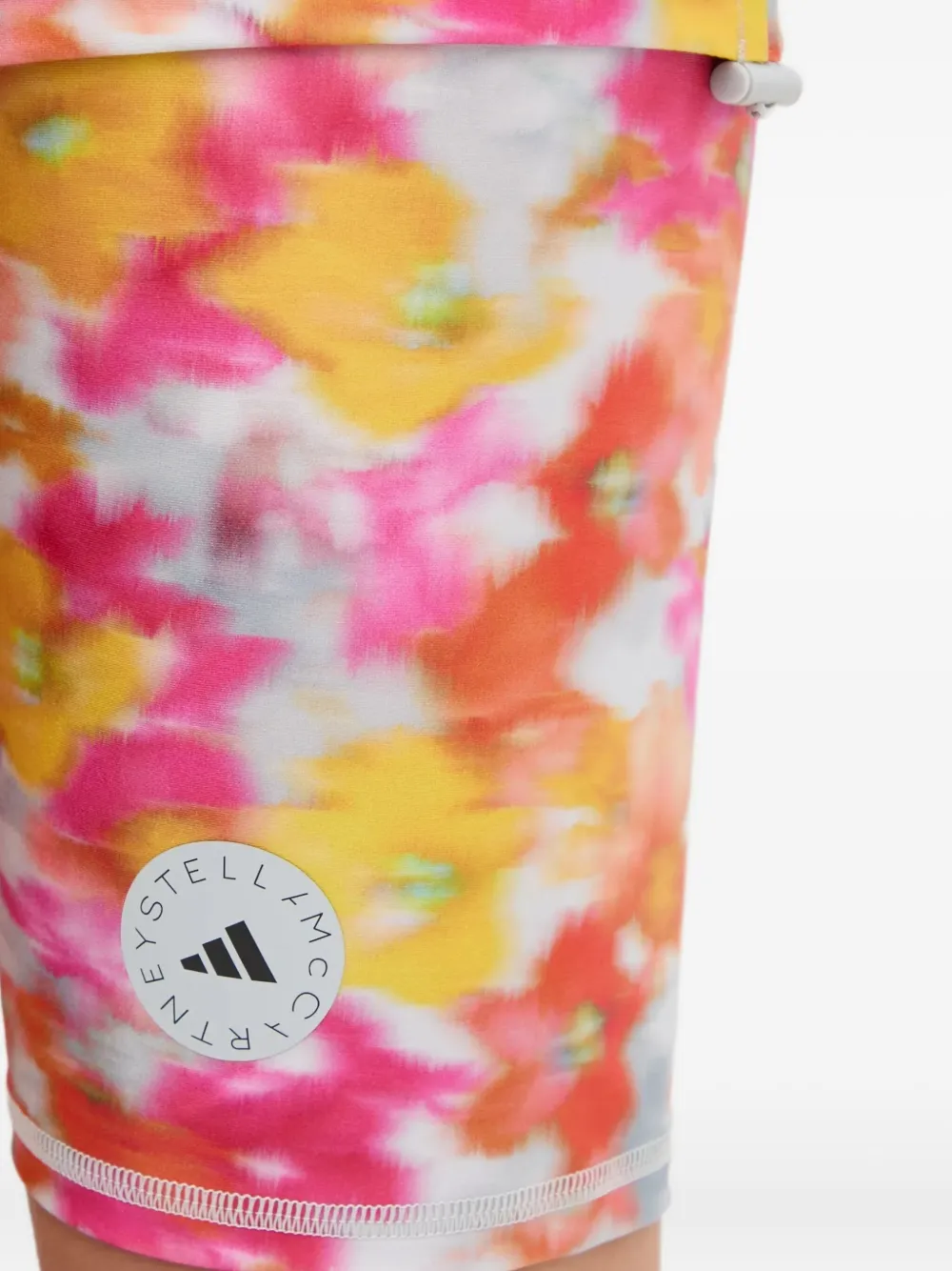 Шорты с цветочным принтом adidas by Stella McCartney, розовый — фото 4