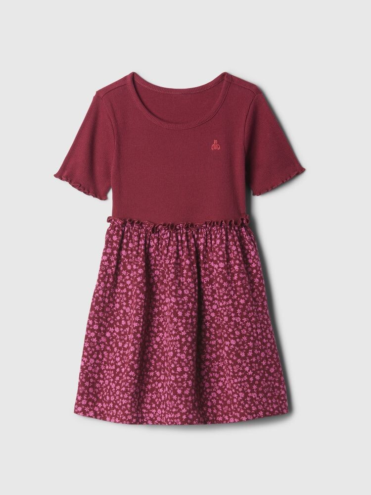 

Цветочное платье Gap, красный