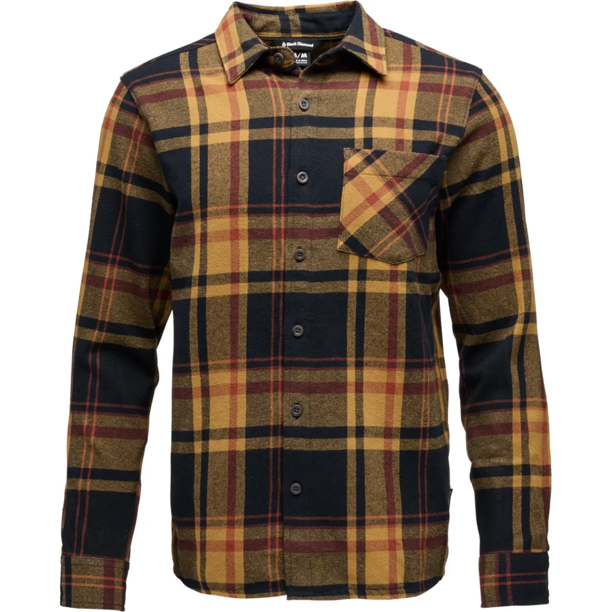 

Мужская рубашка Project Flannel Black Diamond, черный