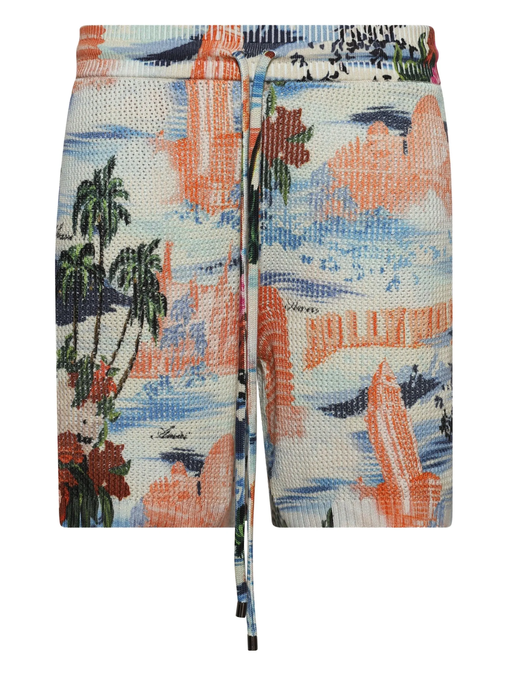 

Шорты Cityscape с кулиской и принтом Amiri, синий