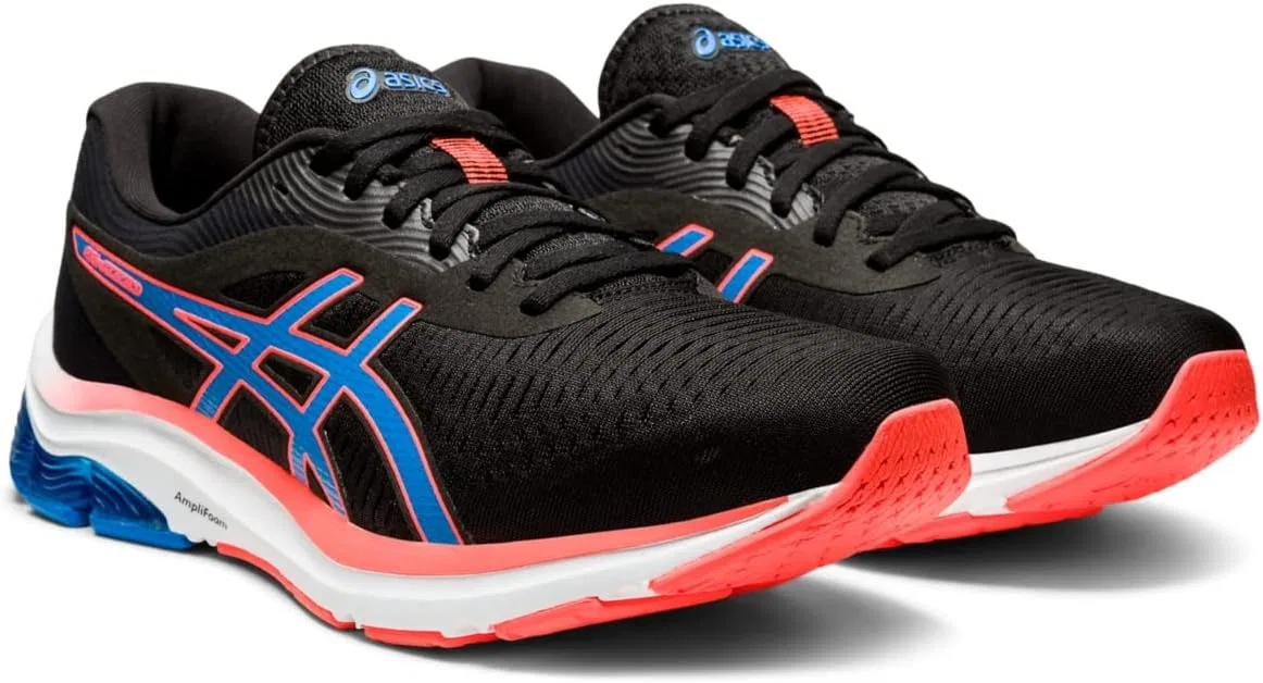 Мужские беговые кроссовки Asics Gel-Pulse 12, Black Directoire Blue — фото 2