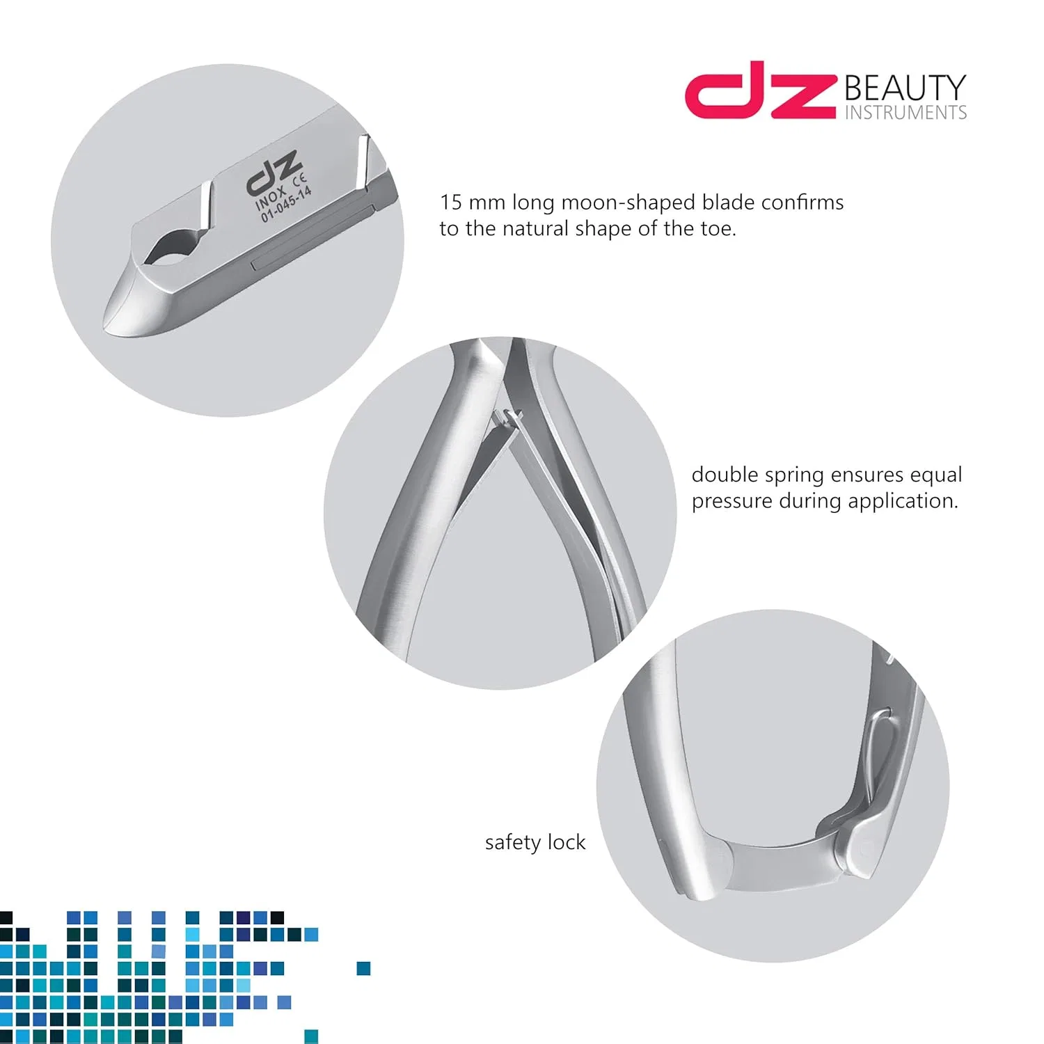 Кусачки для диабетических ногтей от Head Cutter Dz Beauty Instruments, Diabetic Nail Clippers — фото 3