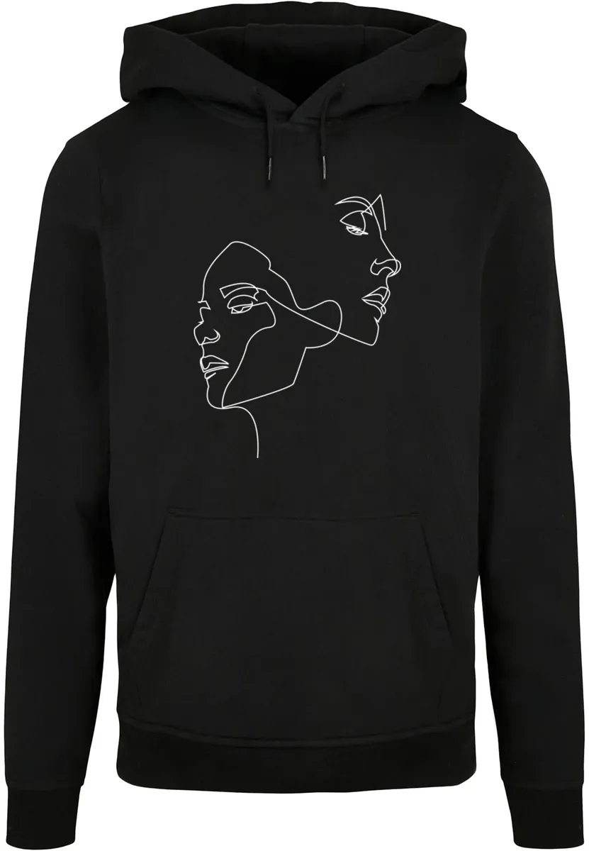 

Толстовка MisterTee с капюшоном "MisterTee Men's One Line Basic Hoody", черный