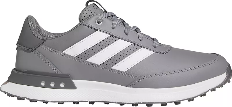 

Мужские кожаные туфли для гольфа без шипов Adidas S2G '24, серый/серый/серый