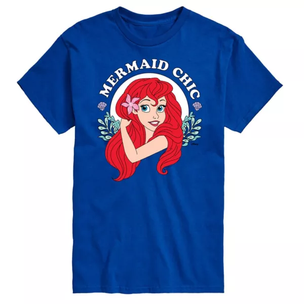 

Футболка мужская "Русалочий шик" The Little Mermaid Disney, синий