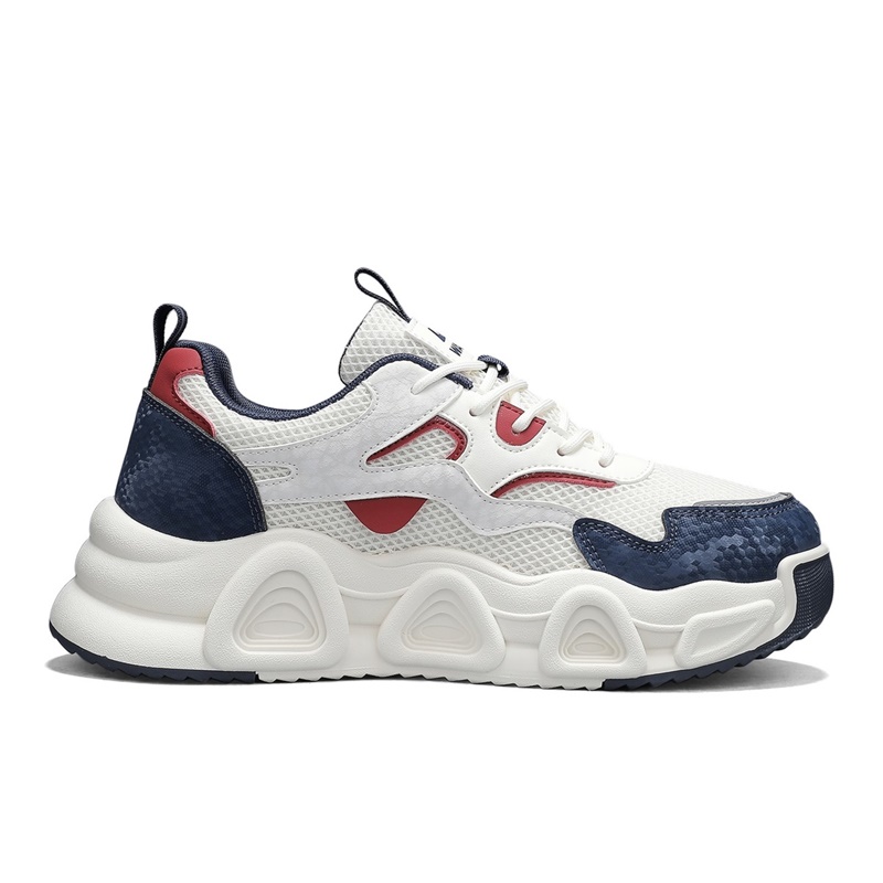 WARRIOR Повседневные кроссовки мужские Low top Blue/Red — фото 3