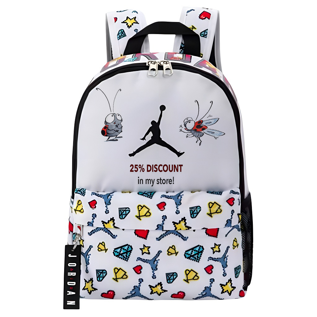 

Jordan Полиэстеровый рюкзак женский белый, White