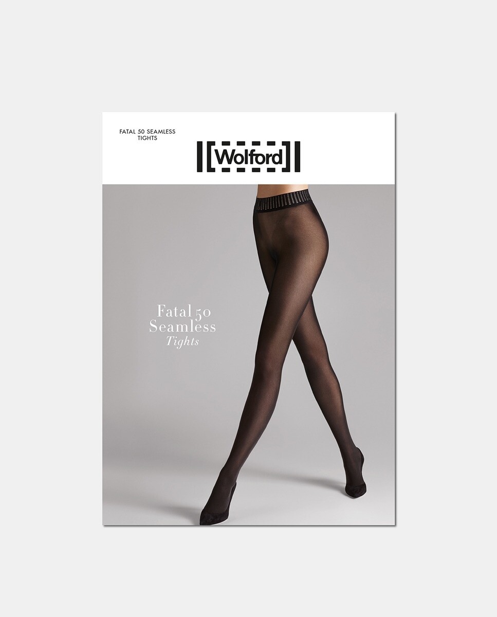 

Непрозрачные бесшовные трусики Wolford плотностью 50 ден Wolford, черный