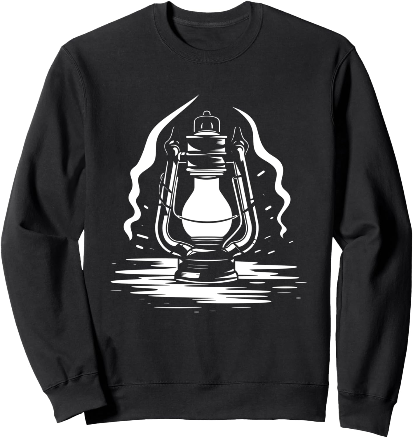

Ретро-толстовка с рисунком фонаря Funny Retro Lover Graphic Tees And Gifts, черный