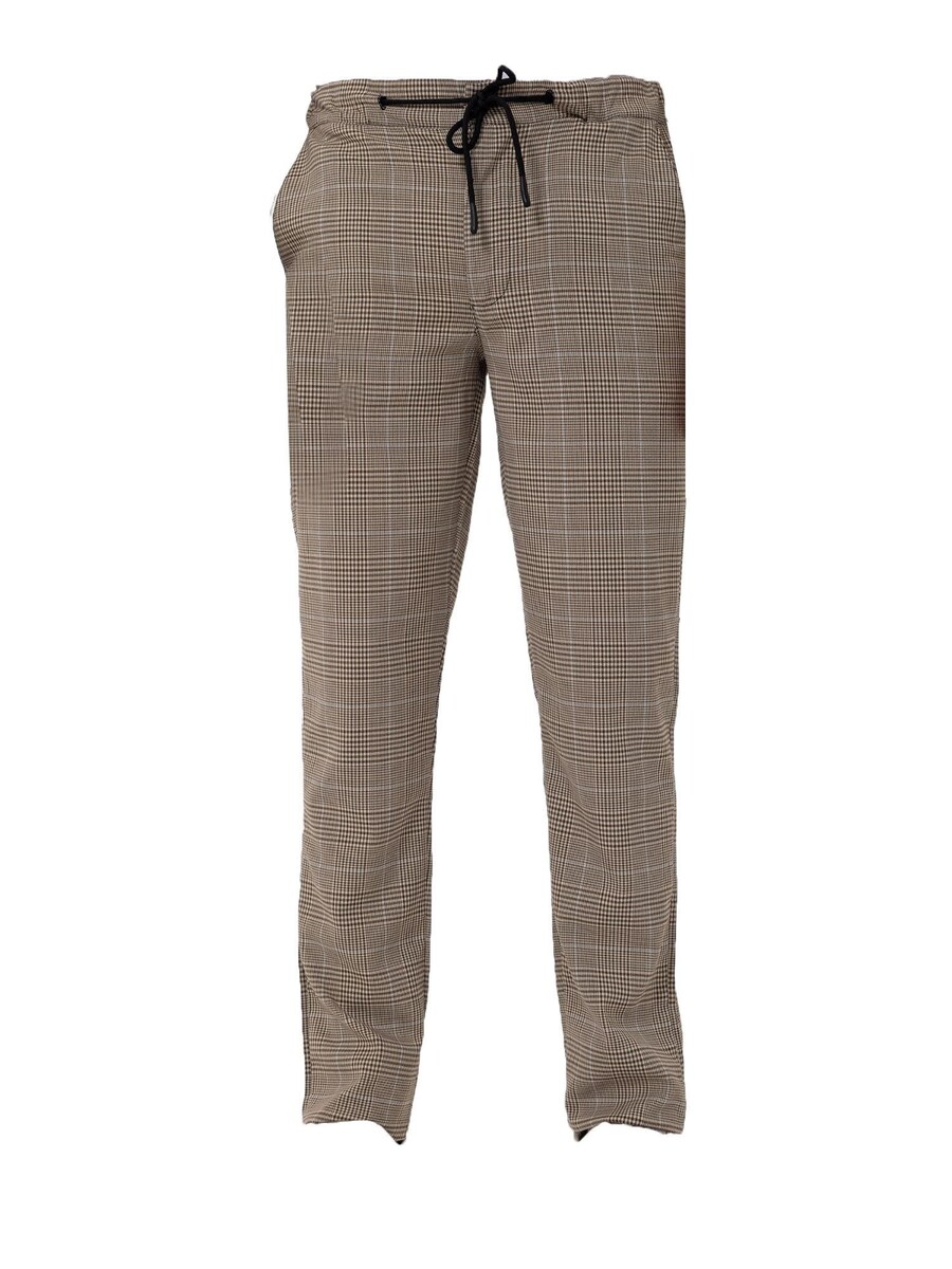 

Брюки зауженного кроя By Diess Collection, цвет Brown/Light brown/Dark brown