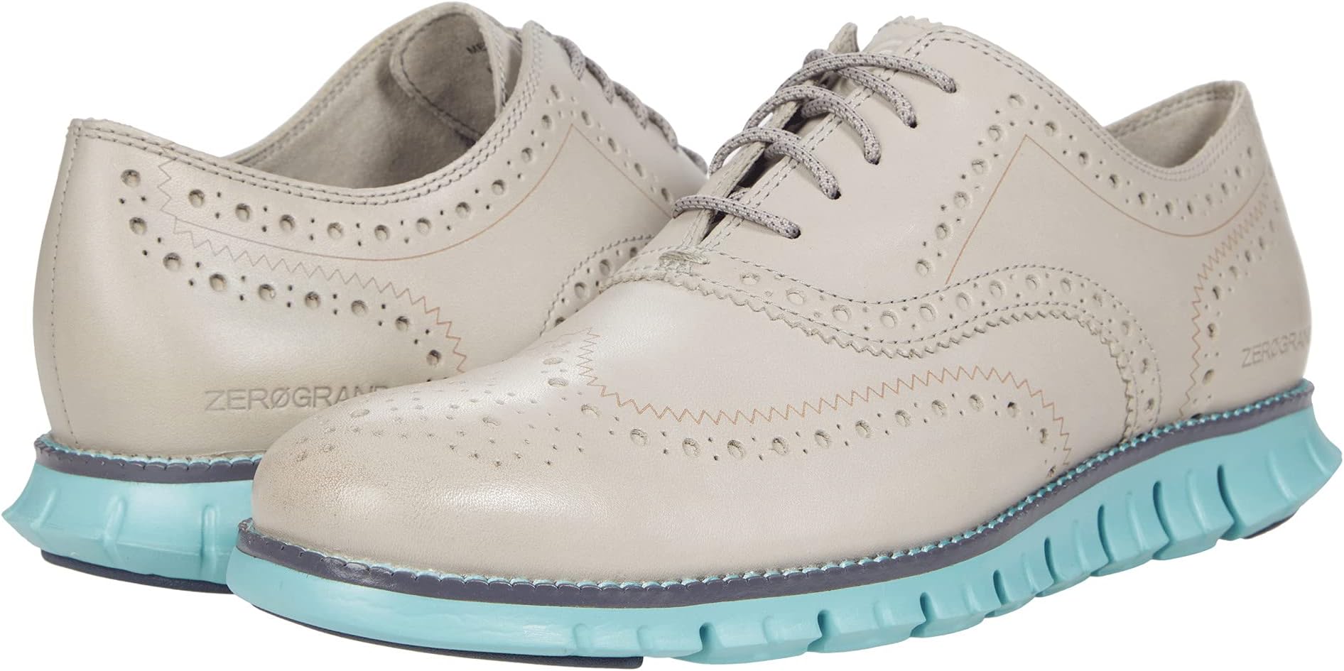 

Оксфорды Cole Haan Zerogrand Wingtip Oxford, цвет Paloma/Nile Blue