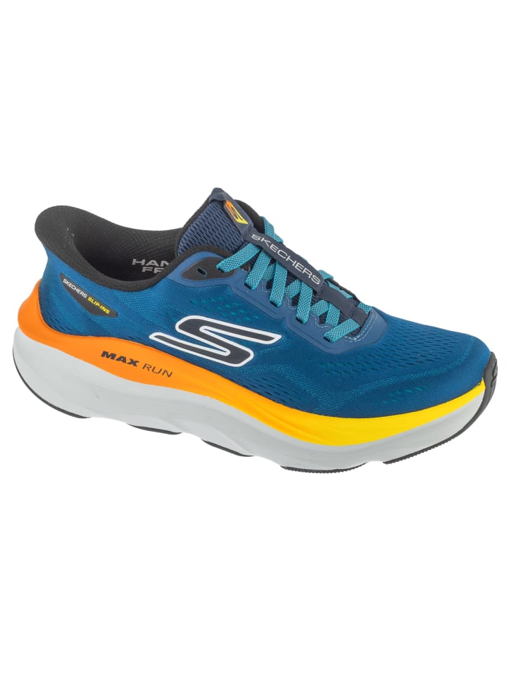 

Кроссовки Skechers SlipIns: Max Run темно-синего цвета