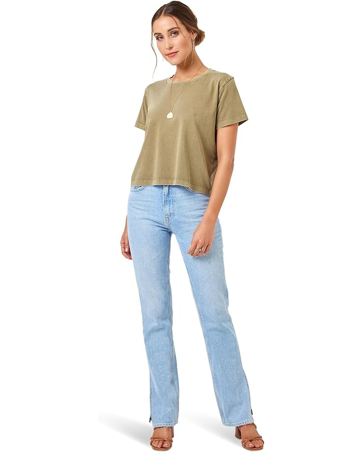 

Топ L*Space Basics All Day, цвет Olive Branch