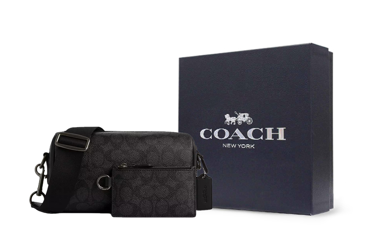 

COACH Кожаная наплечная сумка через плечо