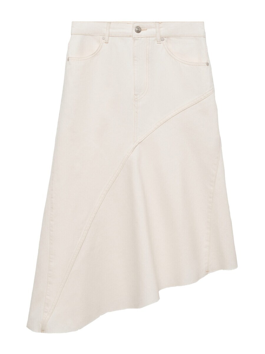 

Юбка миди MANGO Skirt Asher, белый