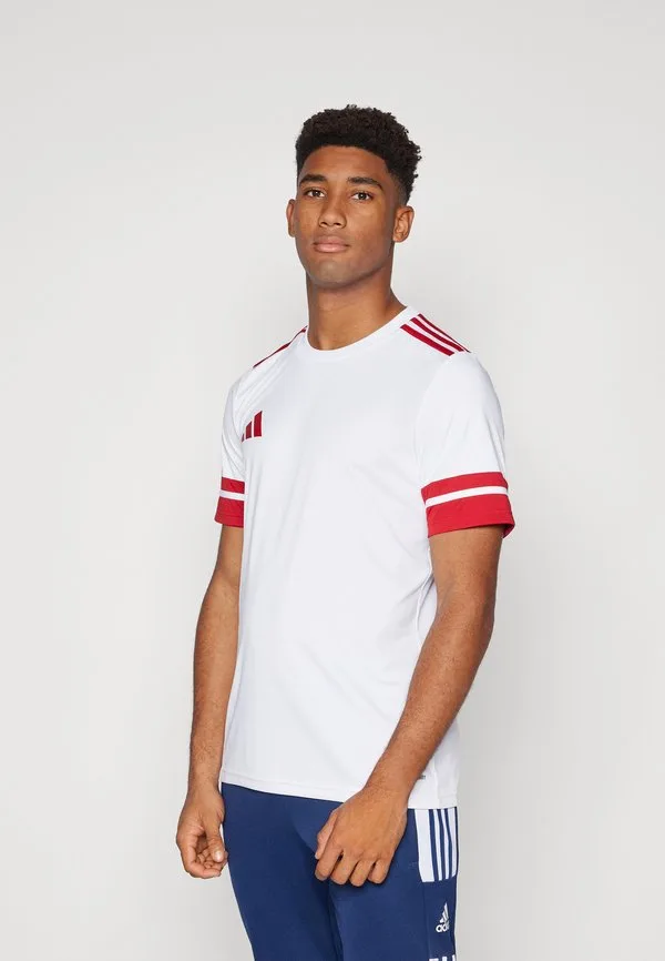 Спортивная футболка с коротким рукавом squadra25 Adidas Performance, White/Team Power Red