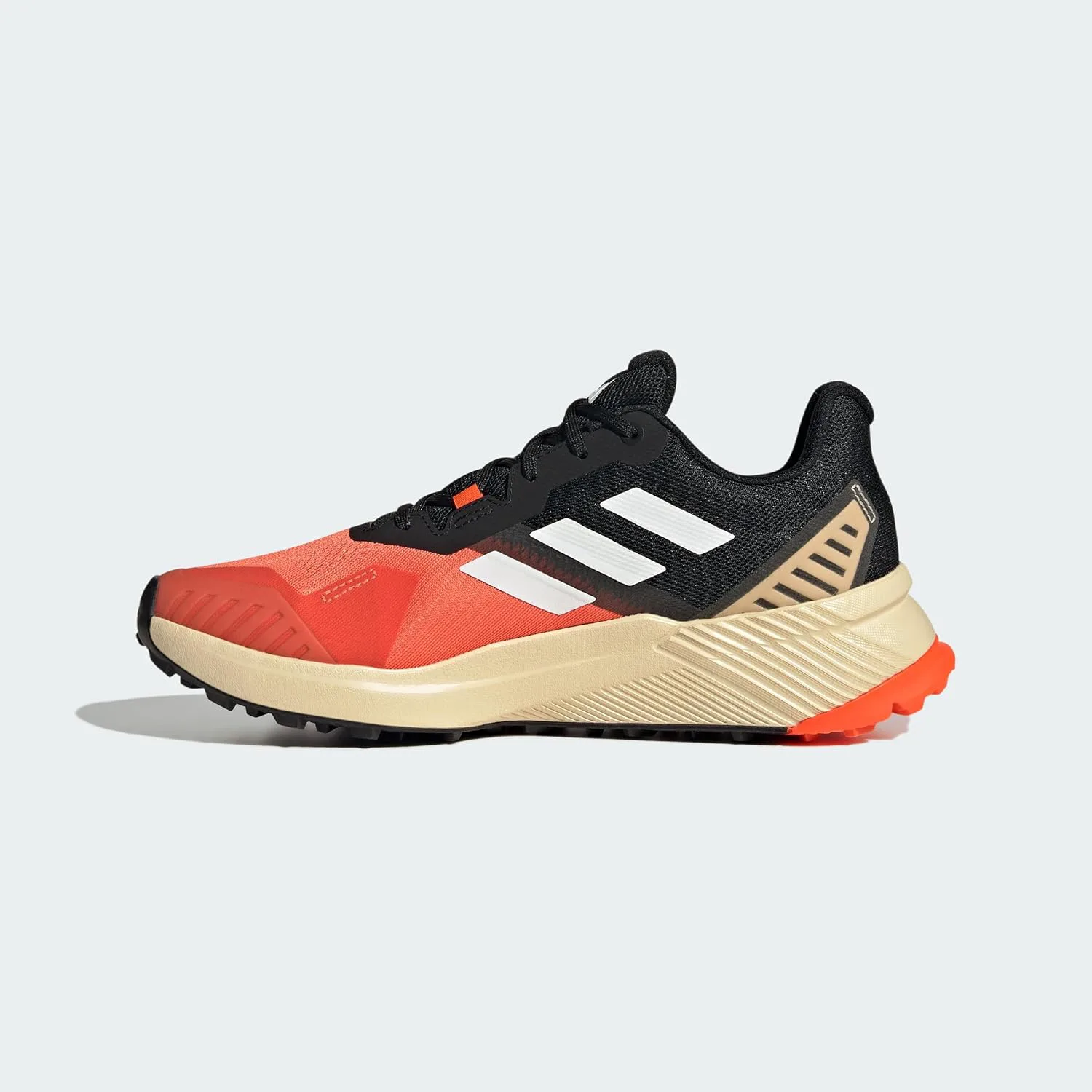 Мужские кроссовки Adidas Terrex Soulstride для трейлраннинга, оранжевый/белый/черный — фото 2