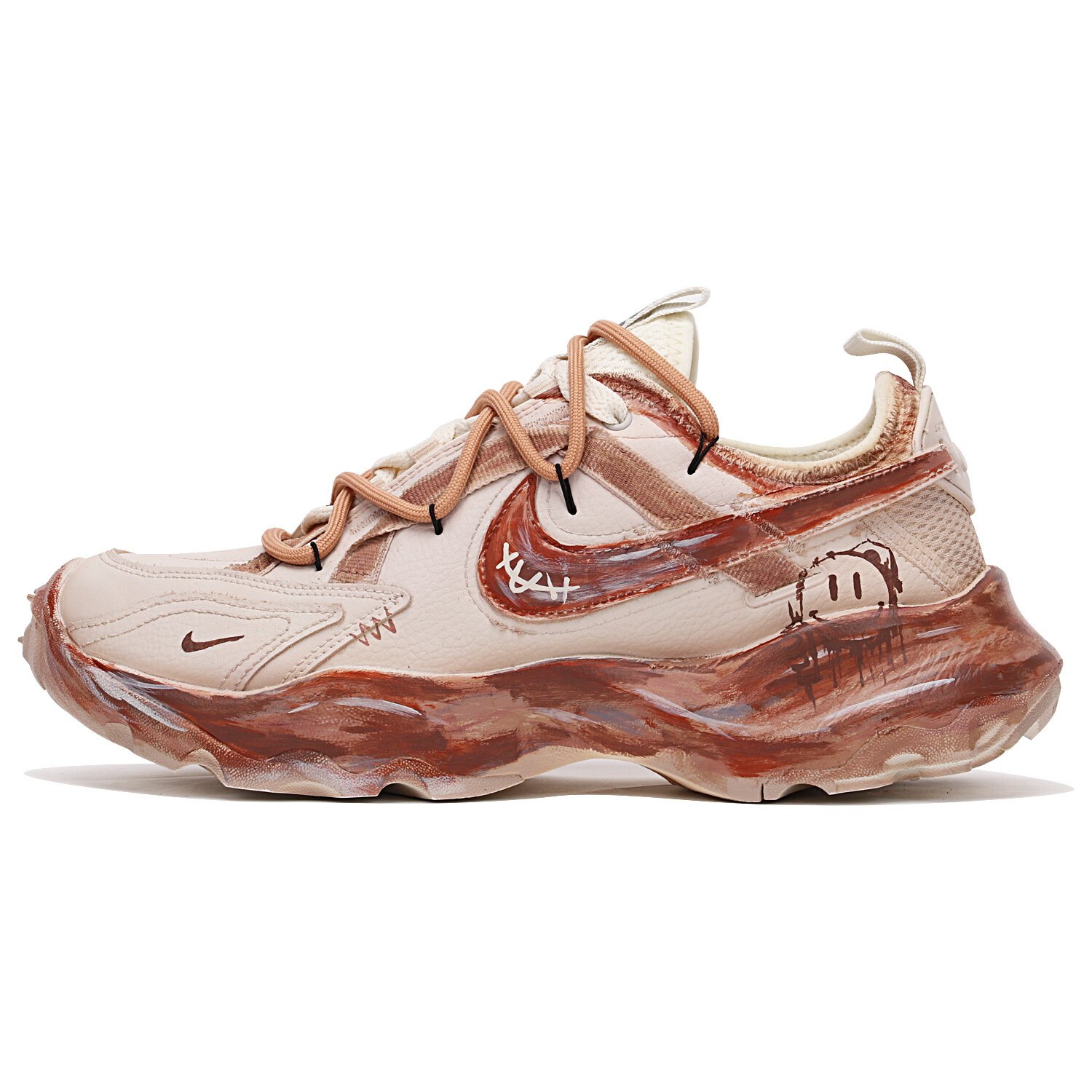 

TC 7900 Кроссовки Lifestyle женские с низким верхом серый/красный Nike