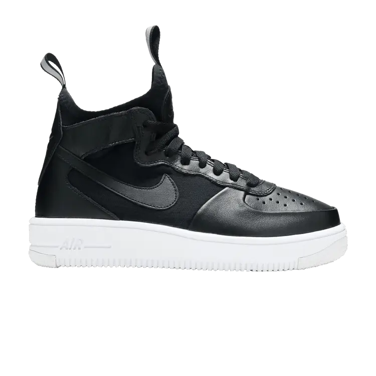 Кроссовки Nike Wmns Air Force 1 Ultraforce Mid 'Black', черный